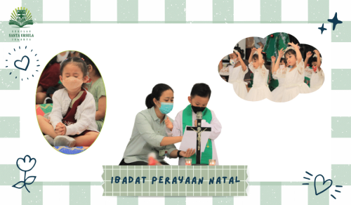 Ibadat Perayaan Natal KB-TK Santa Ursula Jakarta